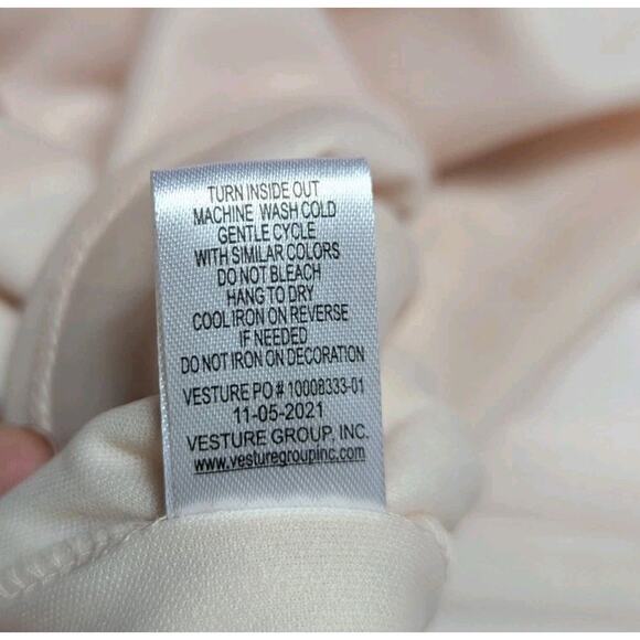 Lilt Tulle Sequin Gold Pink Flower Girl Formal Sleeveless Dress Girls Size 12 - Picture 8 of 8